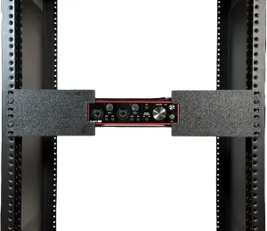 Rack Mount Kit for Focusrite Scarlett 2i2 3rd Gen - 19" 2U PETG Brackets with Straps, Studio Recording Rack Accessory