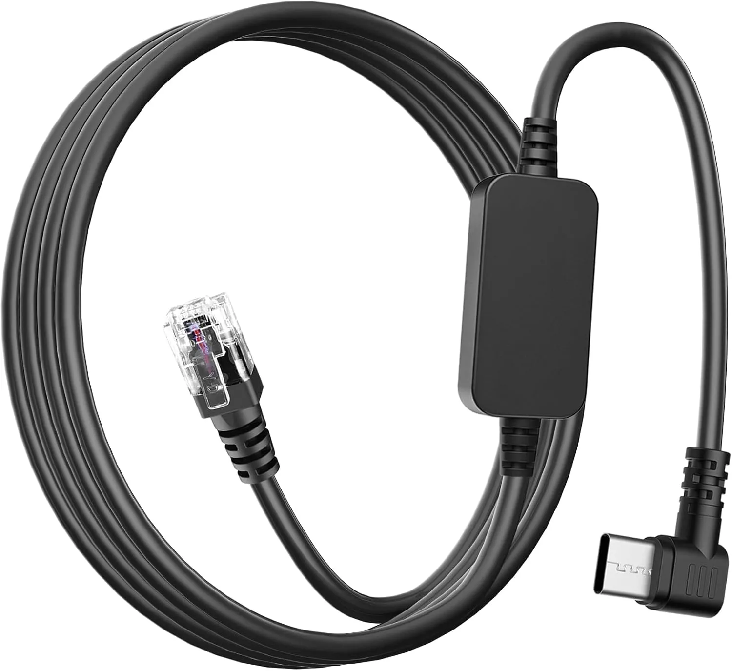 Radar Detector Cable,USB-C to RJ11 Plug Cable,use for Uniden R1 R3 R7 Beltronics Cobra Whistler Escort MAX360 Passport 9500i Radenso XP etc Replacement Radar Detector Cable 6.56ft