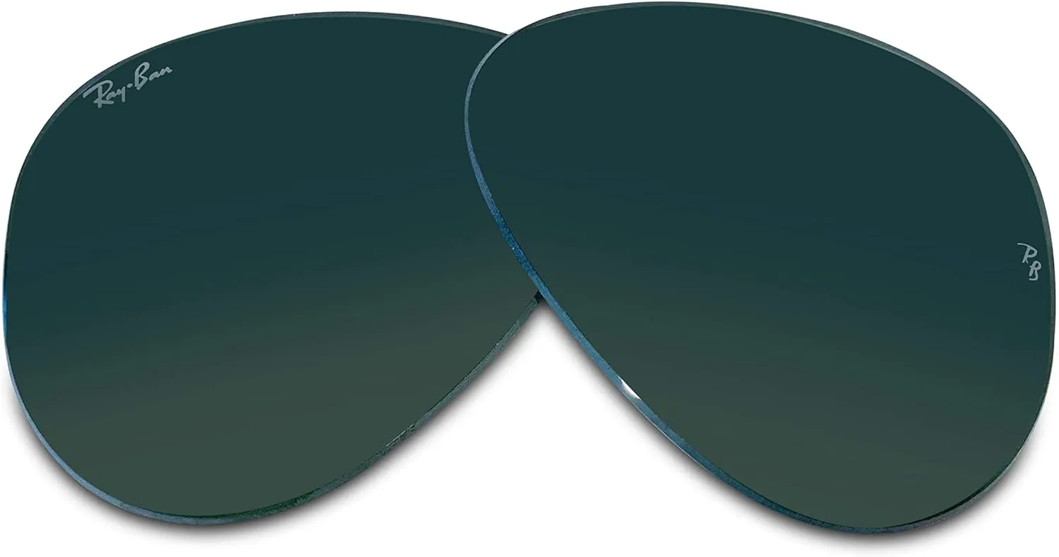 Ray-Ban Original AVIATOR LARGE METAL RB3025 Replacement Lenses   BUNDLE with Designer iWear Care Kit