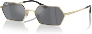 Ray-Ban RB3728 Yevi Hexagonal Sunglasses For Men For Women   BUNDLE With Designer iWear Complimentary Eyewear Kit