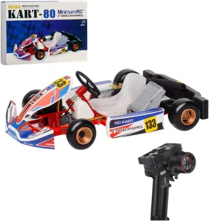 RC Car for Adults, 1/32 Scale 2.4G Remote Control Kart Cars Assembly Model, RC Racing Car Mini Electric Vehicle Creative Gifts - RTR
