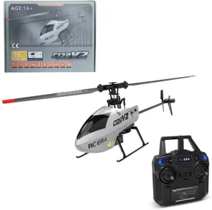 RC Helicopter, 2.4G 4CH Remote Control Helicopter for Adults, C129V2 RC Stunt Helicopter Military Aircraft Model Aileronless, RC Flying Machines Indoor Outdoor-RTF, Type 2