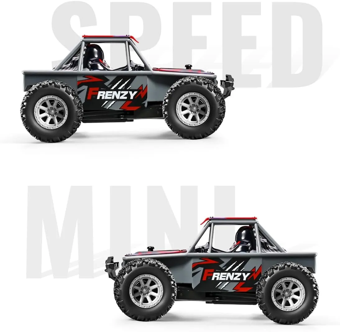 RC Off-Road Vehicle Model, 1/32 Scale 4WD Mini Electric 2.4G Remote Control High Speed Drift Off-Road, Mini Racing Drift Car for Adults