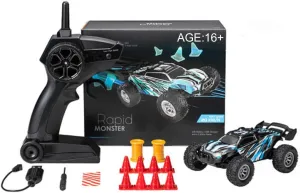 RC Off-Road Vehicle Model, 1/32 Scale 4WD Mini Electric 2.4G Remote Control High Speed Drift Off-Road, Mini Racing Drift Car Toys for Boys Kids and Adults