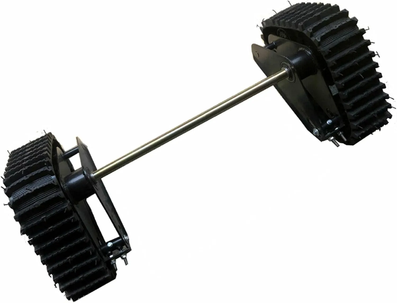 Rear Axle Track Assembly Go Kart Buggy Quad Rear Wheel Axle Shaft Assembly Complete Karting UTV ATV Snow Sand Snowmobile Rear Axle Track Assembly Kit (23.5'' Rear Axle Length)