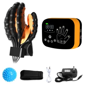 Rehabilitation Robot Gloves,Hand Exercisers For Therapy, Hempiplegia Stroke Paralysis Arthriti Patient Physical Reabilitech (Left Hand -S)