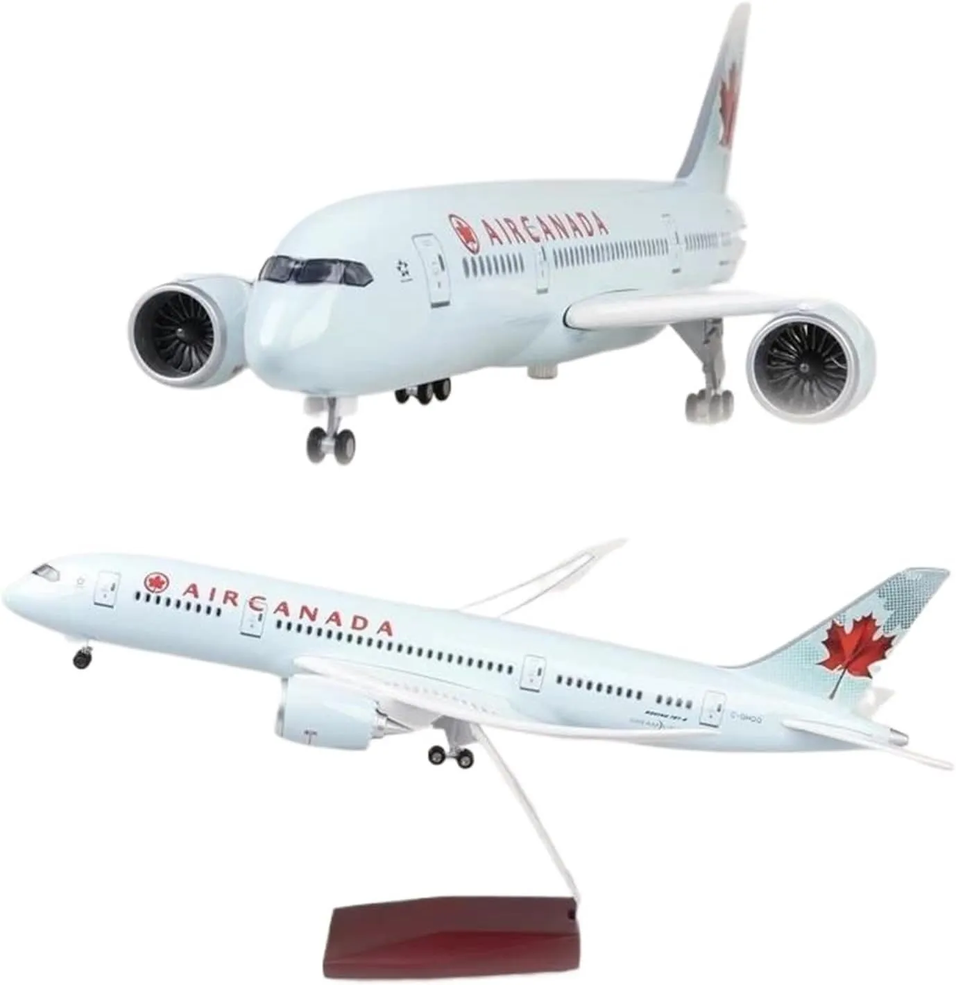 Resin Die Cast 1:130 Scale for Air Canada Boeing B787 Aircraft Model Static Display Model Aircraft with Light Wheels Miniatures Set(No Light Canada New)
