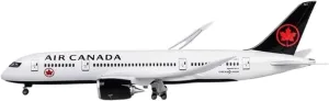 Resin Die Cast 1:130 Scale for Air Canada Boeing B787 Aircraft Model Static Display Model Aircraft with Light Wheels Miniatures Set(No Light Canada New)