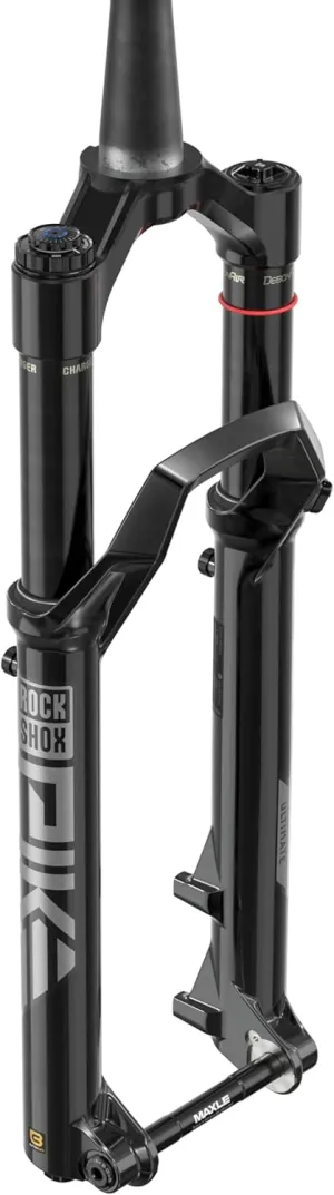 RockShox, Pike Ultimate C2, Suspension Fork, 29'', DebonAir  W/ButterCups, 140mm, 1-1/8''-1.5'', 15x110mm TA, Rake: 44mm, Black