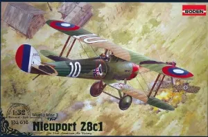 Roden 616 Model Kit Nieuport 28 c.1
