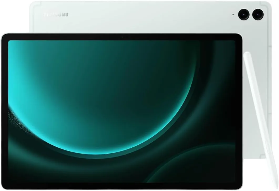 SAMSUNG Galaxy Tab S9 FE  Plus 12.4” 256GB Android Tablet, Long Battery Life, Powerful Processor, S Pen, 8MP Camera, Lightweight Durable Design, Expandable Storage, US Version, 2023, Mint