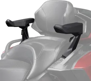 SAUTVS Passenger Armrests for Can-Am Spyder RT, Rear Passenger Arm Rest Kit for Can Am Spyder RT 2020-2025 Accessories (Replace #219401181)
