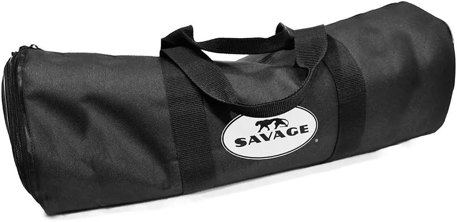 Savage Travel Backdrop Kit, White Floor Extended Backdrop, Size 1.52m x 3.66m, Photo Backdrop with Aluminum Stand, Carry Bag with Shoulder Strap