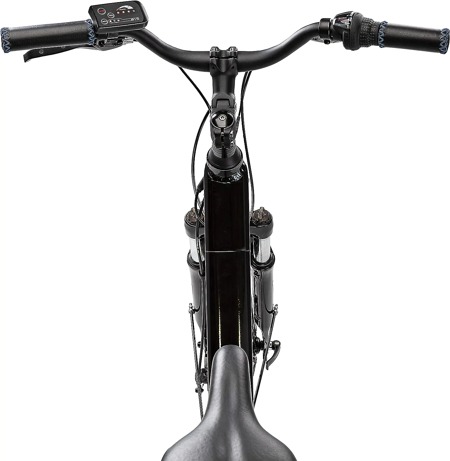 Schwinn Kettle Valley Electric Bike for Adults, 18.5-Inch Lightweight Aluminum eBike Frame, 375Wh Battery, 7 Speed, 700c Wheels, Gloss Black