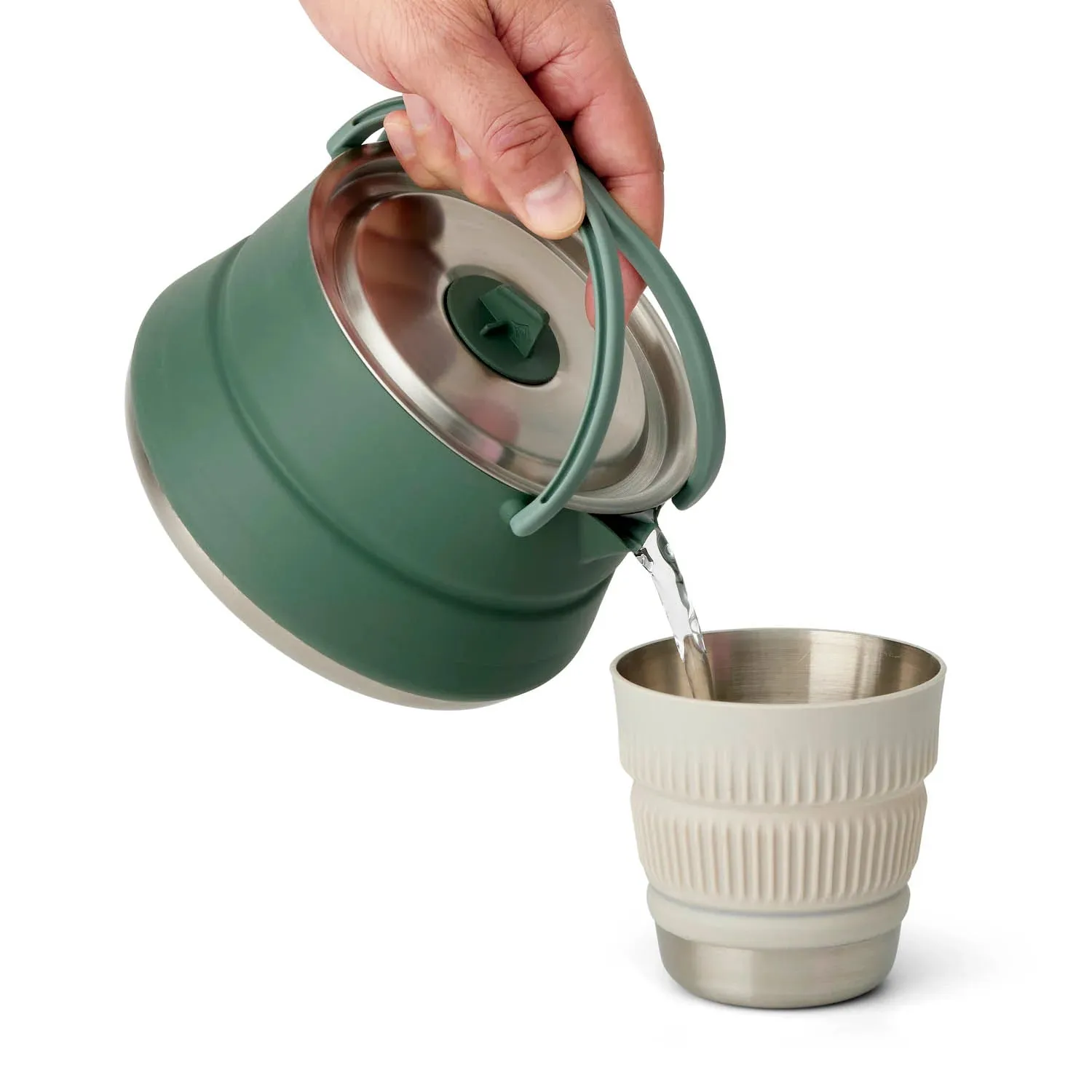 Sea To Summit Detour Stainless Steel Collapsible Kettle (1.6L)