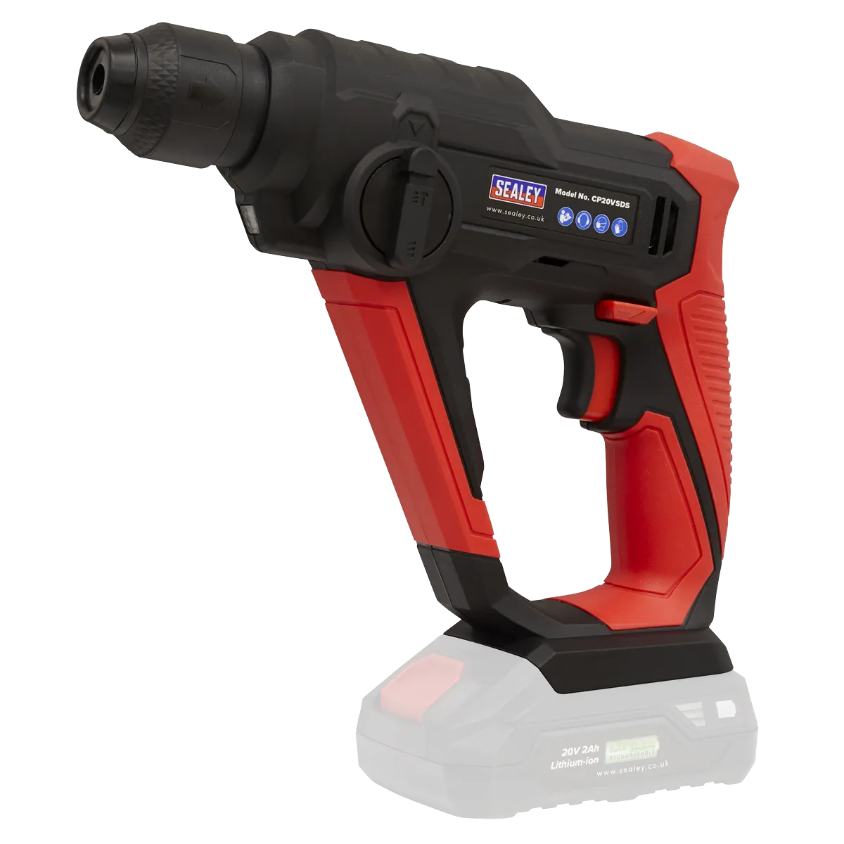 Sealey SV20 Series SDS Plus Cordless Rotary Hammer Drill 20V - Body Only