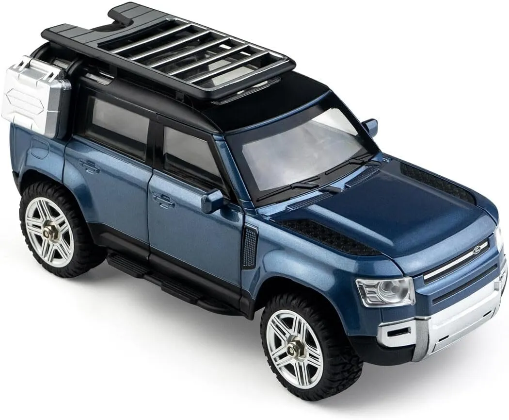 SG-2402 RC Car, 1/24 4WD Off Road All Terrain Remote Control Car with Led Light, 2.4Ghz Climbing 4x4 RC Rock Crawler, Hobby Grade Toys for Adults - Blue