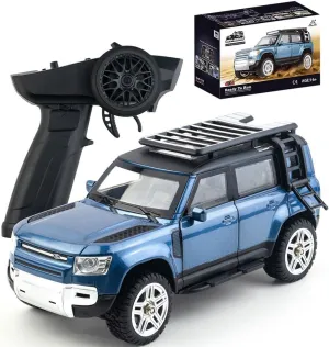 SG-2402 RC Car, 1/24 4WD Off Road All Terrain Remote Control Car with Led Light, 2.4Ghz Climbing 4x4 RC Rock Crawler, Hobby Grade Toys for Adults - Blue