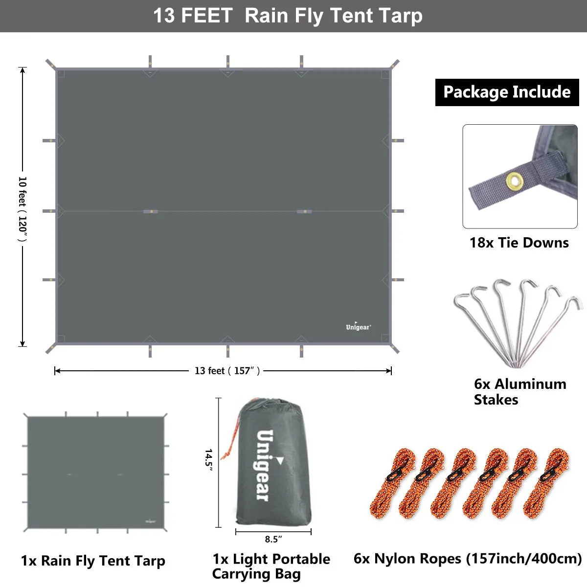 Shelter Camping Rainproof Practical Tarp Beautifully crafted