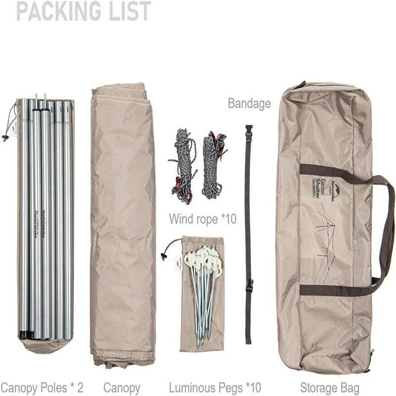 Shelter Sun Shade Camping Rain Tarp