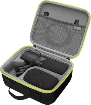 Shure SM7B and Podcast Microphone Case - Hard EVA Material, Bi-Directional Zipper, Compact Size for Easy Travel - Fits Shure SM7B, MV7, MV7X (Box Only)