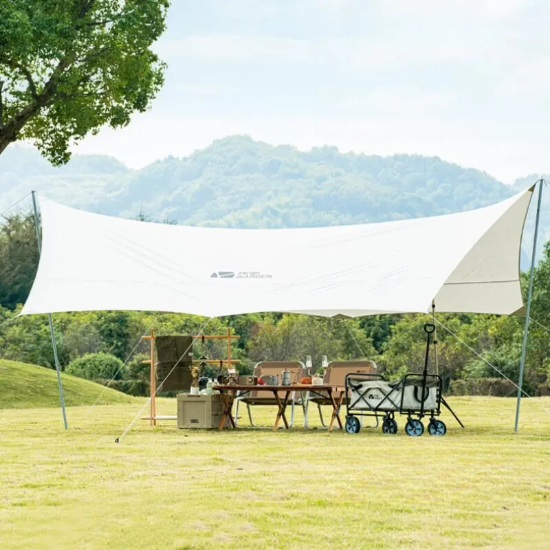 Silver Digital Tarp Coated Oxford 520 Firmament Mobi Exceptional value With Large Cloth Garden