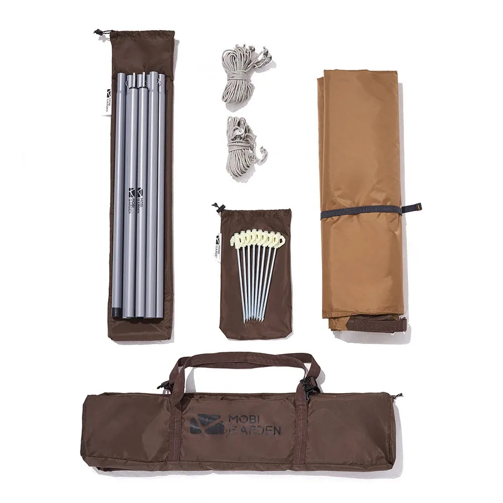 Silver Digital Tarp Coated Oxford 520 Firmament Mobi Exceptional value With Large Cloth Garden