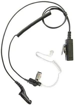 Single Wire Acoustic Tube Surveillance Earpiece Headset Compatible with Motorola SRX 2200 Two Way Radio