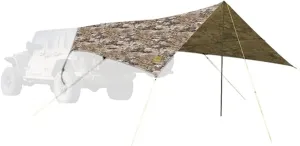 SJK Roadhouse Tarp, Hunting Camping & Overland Shelter Protects from Rain & Sun, Highlander