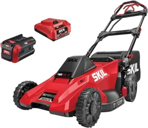SKIL PWR CORE 40 Brushless 40V 20" Self-Propelled Mower Kit Including 6.0Ah Battery and Auto PWR JUMP Charger-SM4910C-11