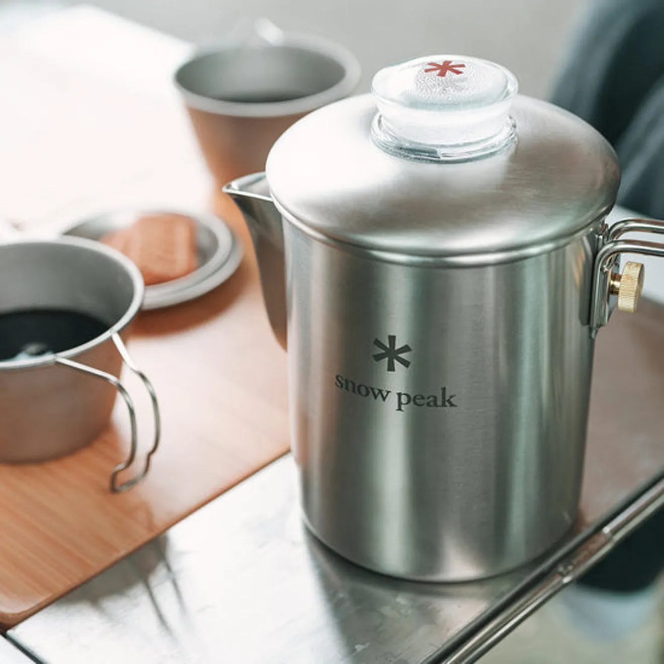 Snow Peak Field Coffee Master Silver