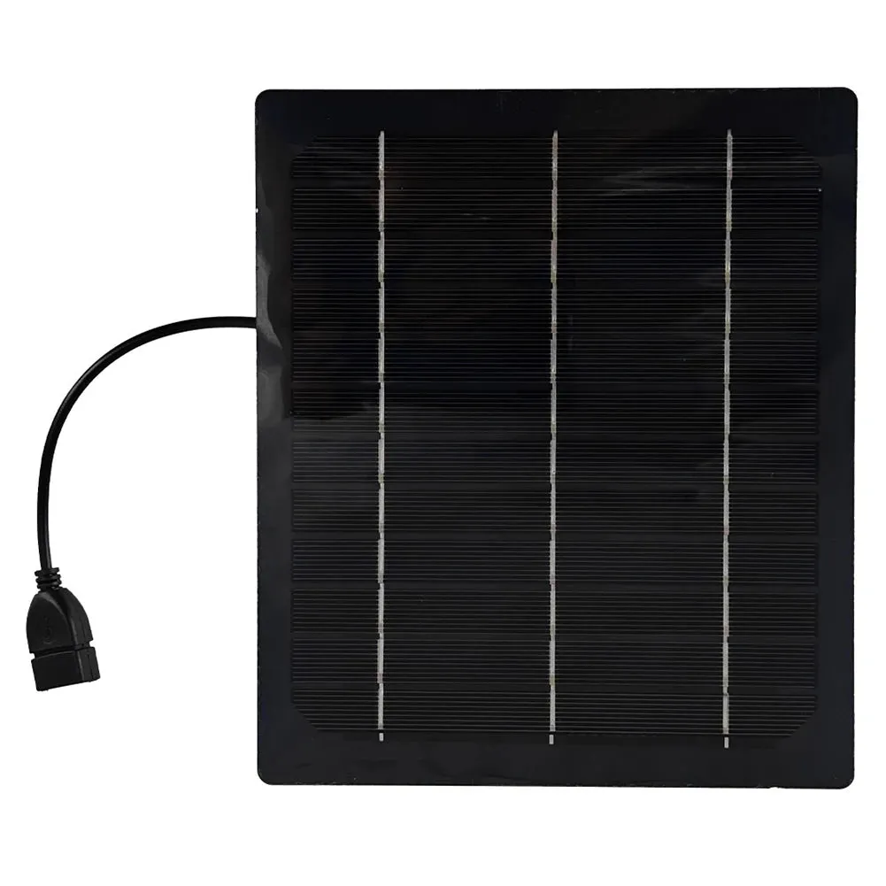 Solar Powered Camping Fan with USB - Portable Solar Fan for Outdoor Camping, Hiking, Fishing, Travel