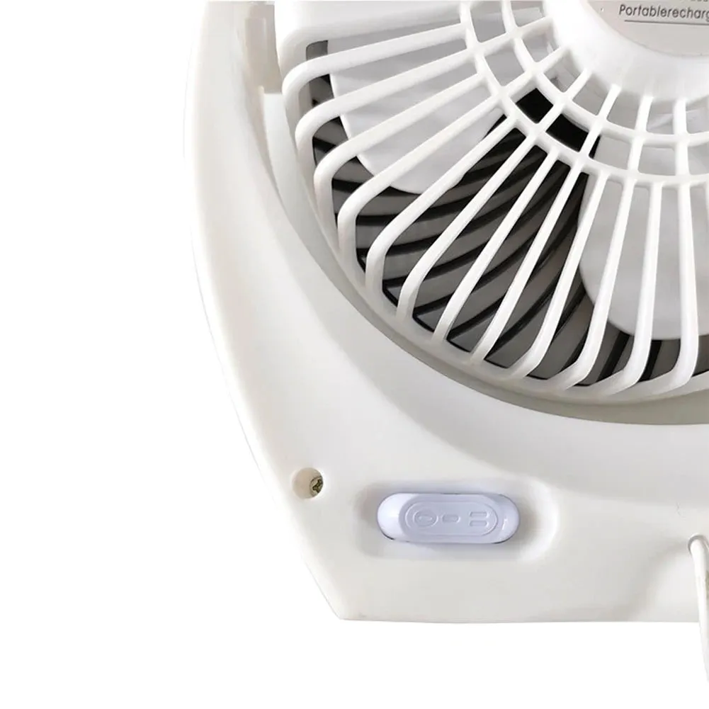 Solar Powered Camping Fan with USB - Portable Solar Fan for Outdoor Camping, Hiking, Fishing, Travel