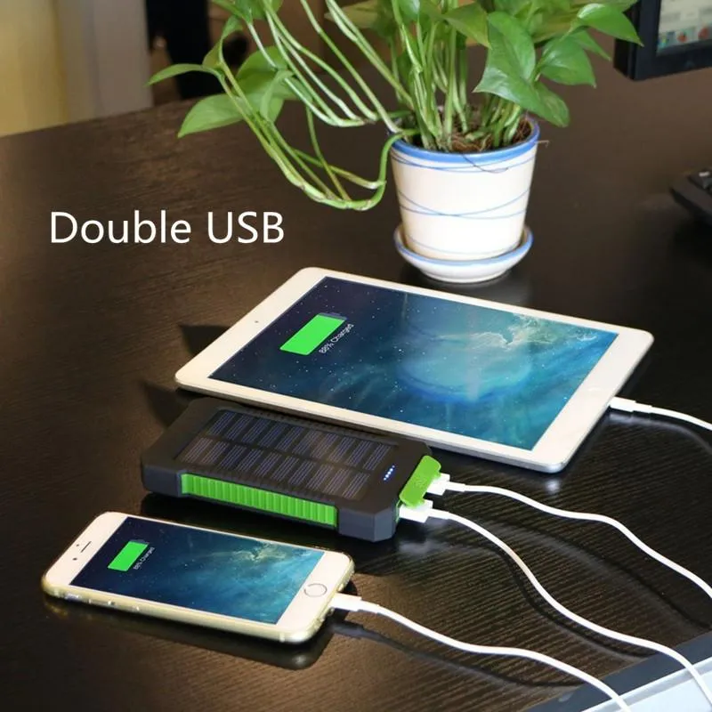 Solar Waterproof Power Bank 30000mAh