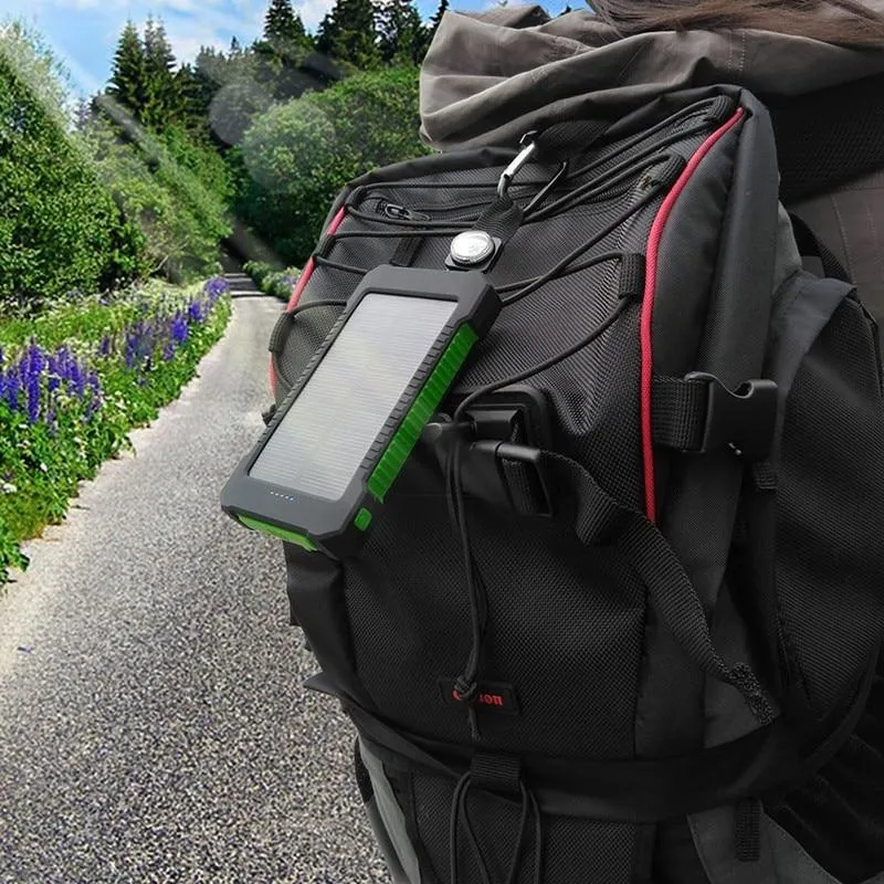 Solar Waterproof Power Bank 30000mAh