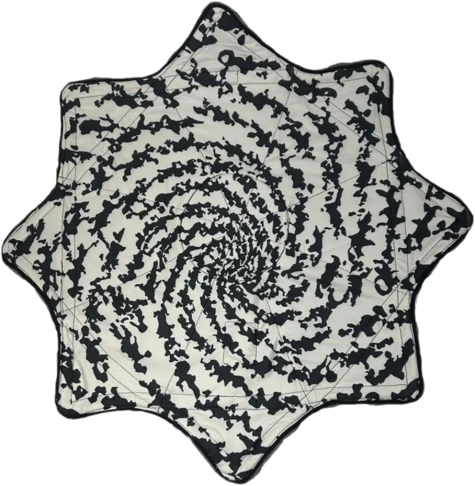 Spark Flow Star - 28" Diameter - Rechargeable Multi-Colored LED Lights - 3 Modes Glowstar (Cookie Spin with Power Ring)
