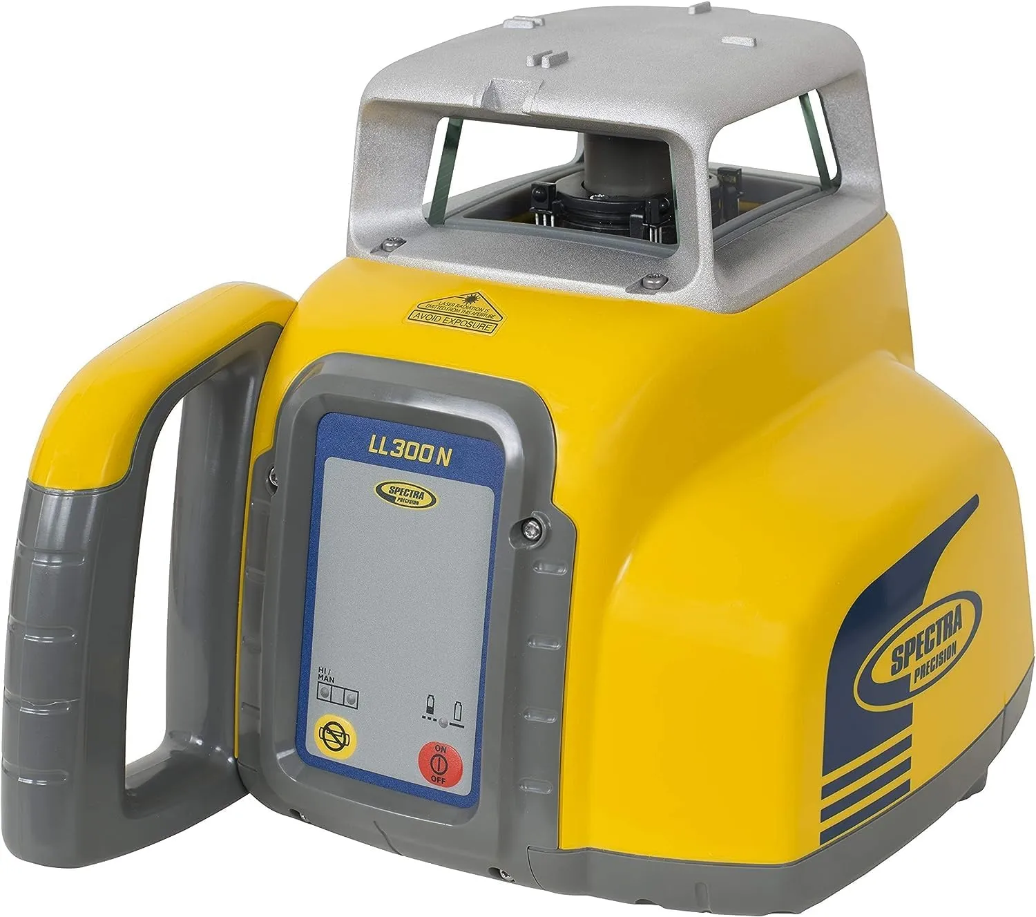 Spectra Precision LL300N-4 Laser Level, Self Leveling Kit with HL450 Receiver, Clamp, and NiMH Rechargeable Batteries, Yellow