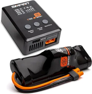 Spektrum Smart Powerstage Surface Bundle: 3300mAh 7-Cell NiMH Battery / S100 Charger, SPMXPSS100