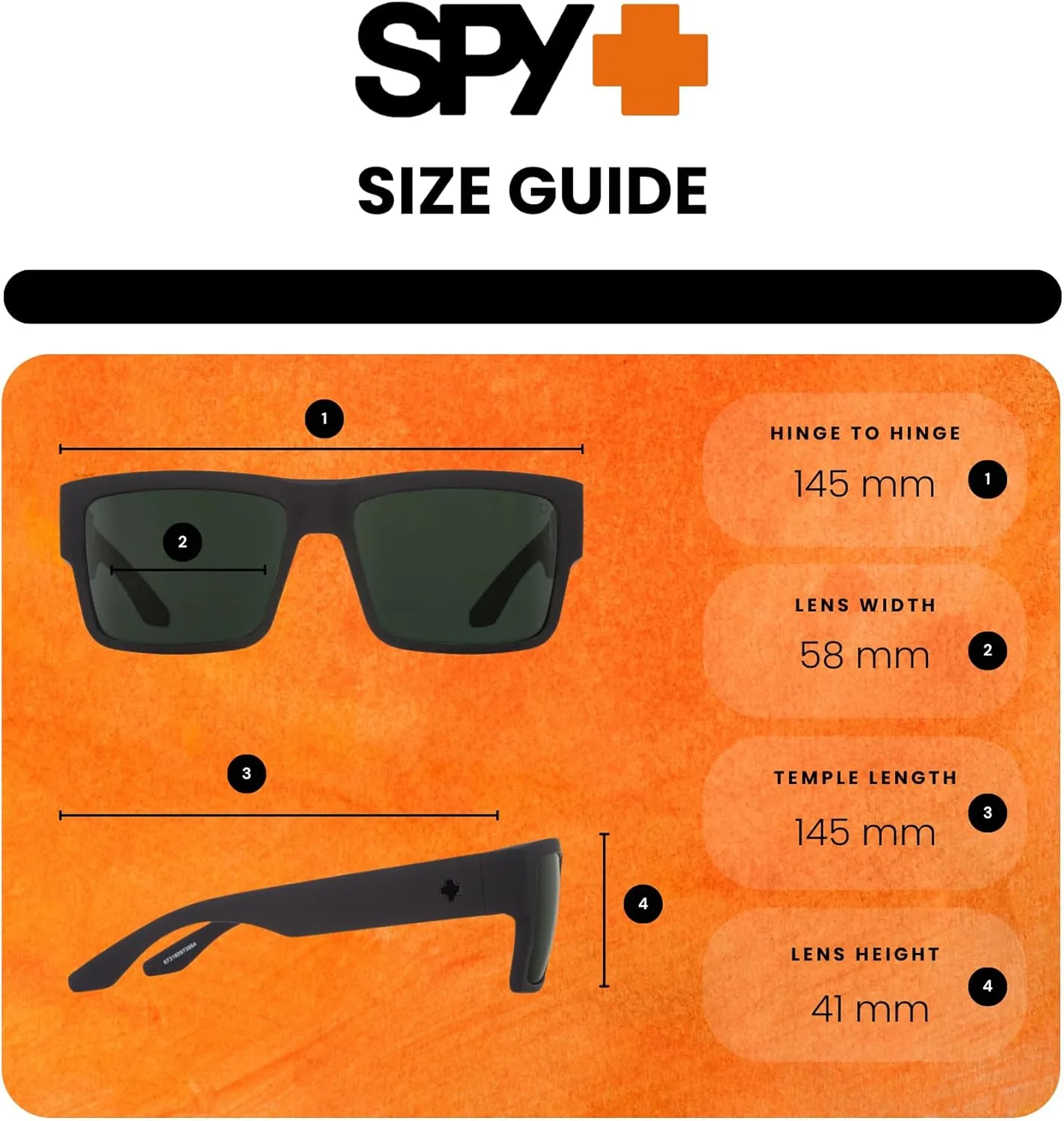 SPY Cyrus Square Sunglasses for Men for Women   BUNDLE with Designer iWear Eyewear Kit