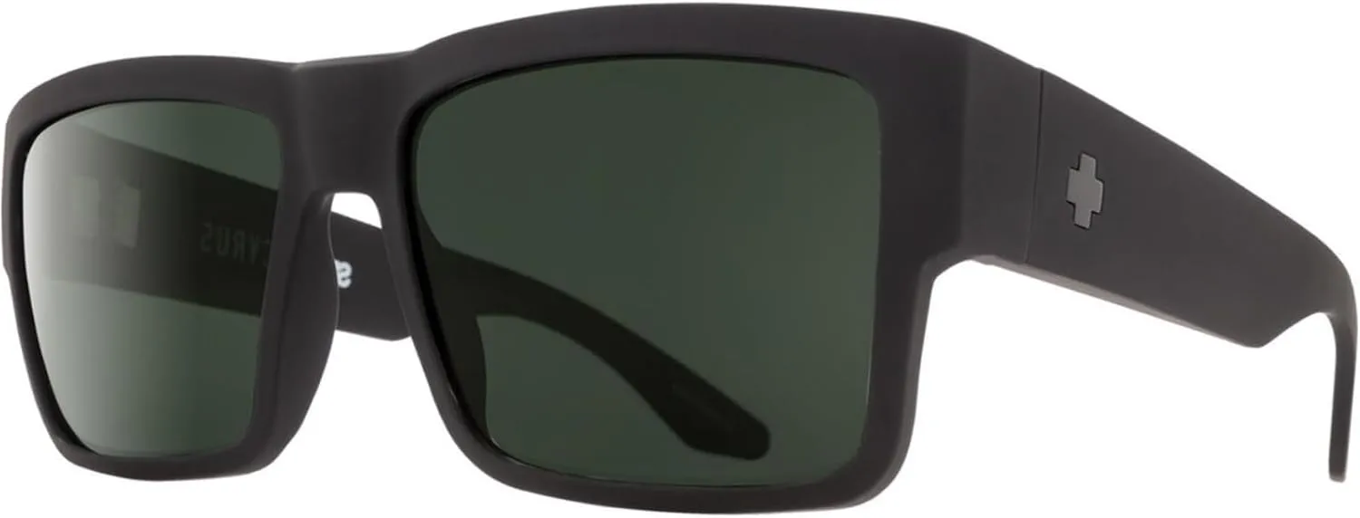 SPY Cyrus Square Sunglasses for Men for Women   BUNDLE with Designer iWear Eyewear Kit