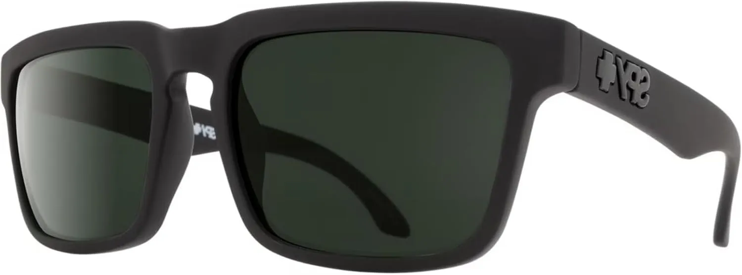 SPY Helm Square Sunglasses for Men for Women   BUNDLE With Designer iWear Eyewear Kit