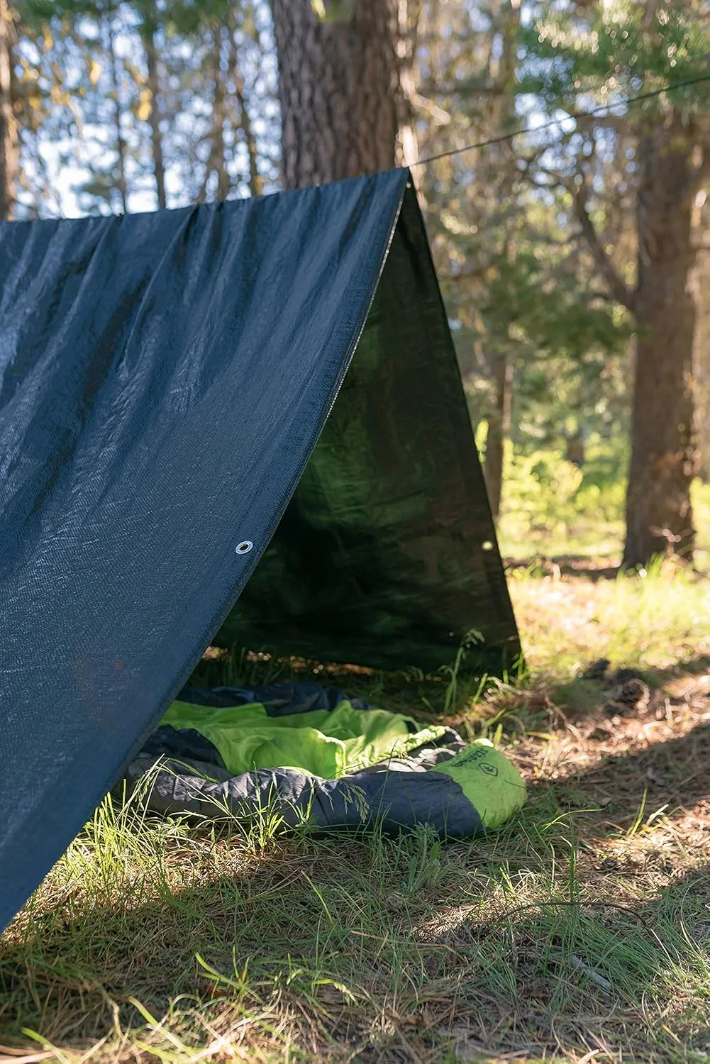 Stansport Medium-Duty Rip-Stop Tarp 10' x 12' - Dark Green (T-1012)