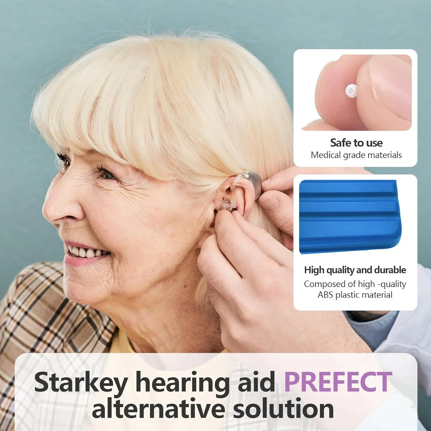 Starkey Hearing Aid Wax Guard Replacement Kit Easy to Use Wax Filters Keeps Hearing Aids Clean and Protected Prevents Earwax Dirt Starkey Hearing Aid Accessories,Hearing Aids Supplie (5)