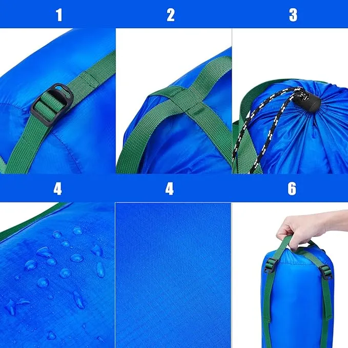 Stuff Sack Camping Storage Bag Waterproof Compression Outdoor Sleeping Bag