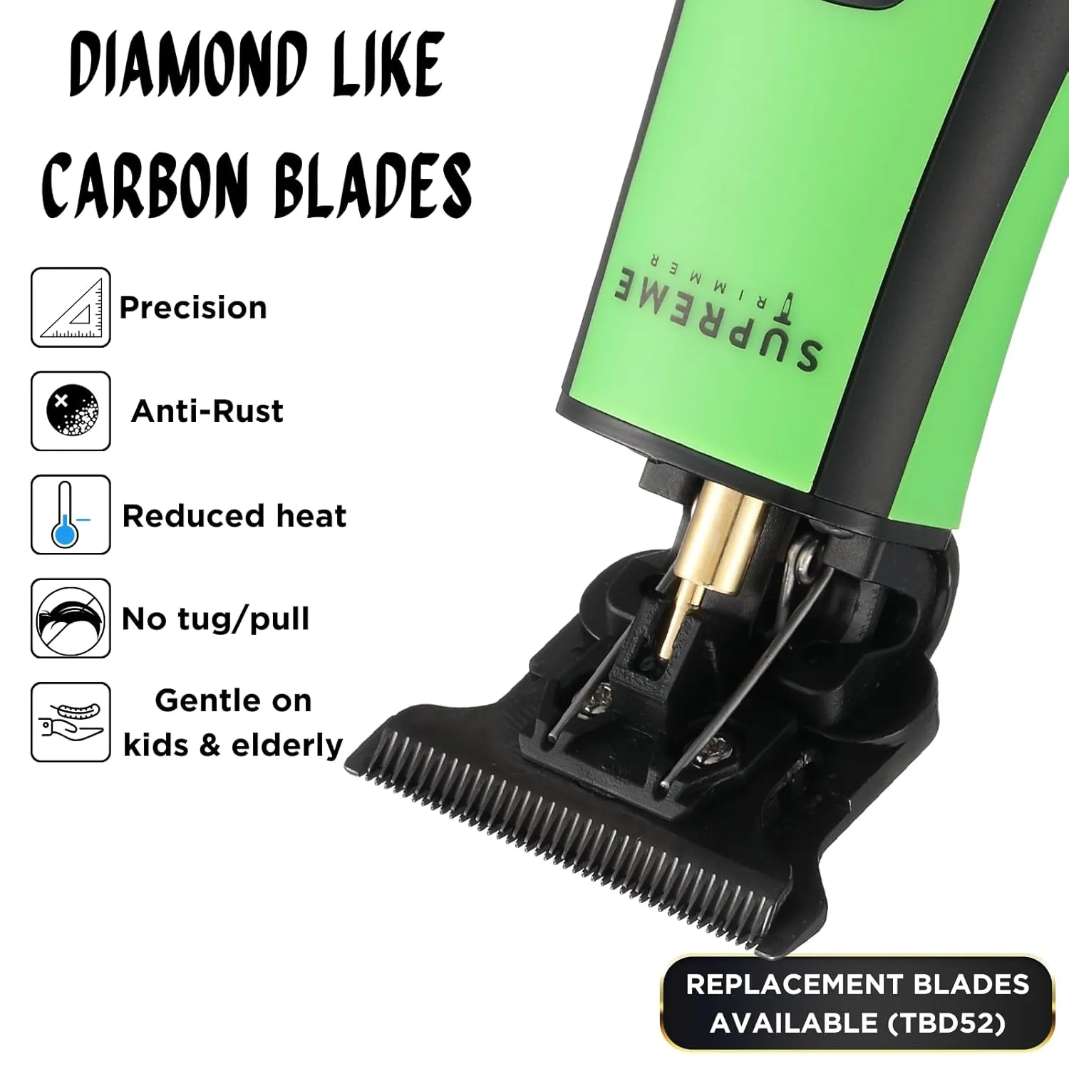 Supreme Trimmer DLC T Shaper| Professional Barber Trimmer Hair Clippers for Men (120 Min Run Time) Cordless Hair Trimmer Zero Gapped Liner Beard Trimmer | ST5215 Acid