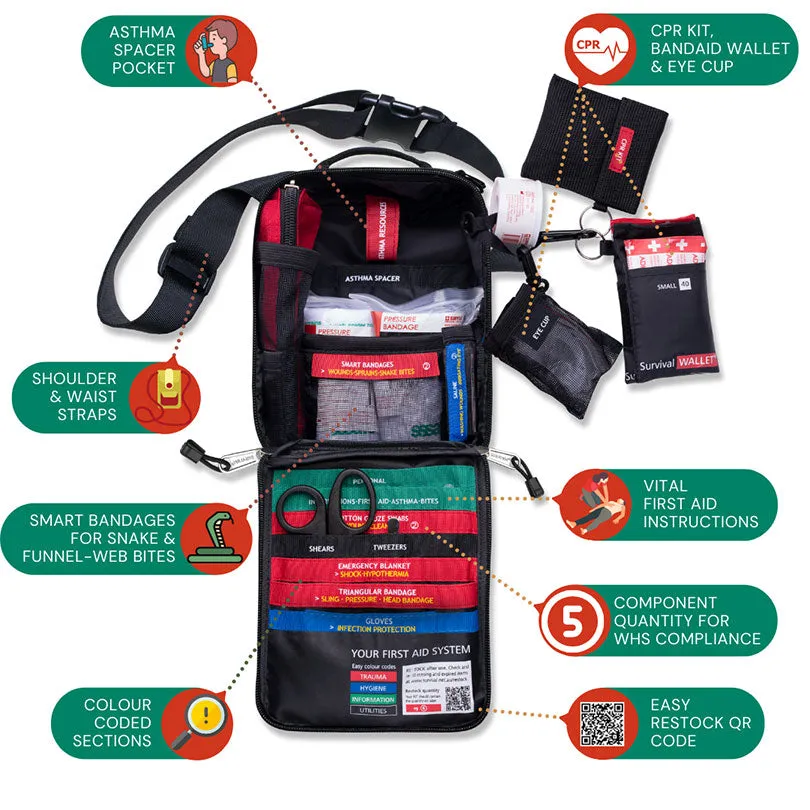 SURVIVAL Grab & Go First Aid Kit