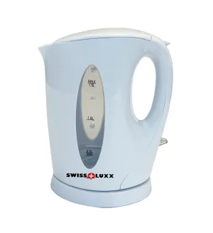 Swiss Lux Kettle 1.5L White 1500W