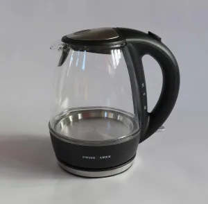 Swiss Luxx Clear Cordless Caravan Kettle - 1 Litre