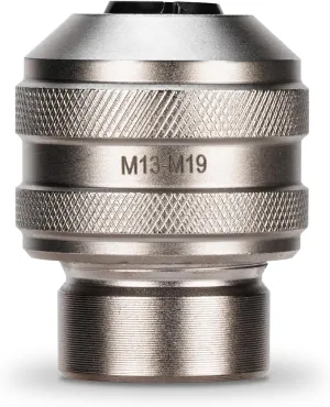 Tap Socket,1/2"DR x M13 ~ M19 Tap Extractor,Adjustable Extraction Tool,Tap Handle for Taps,Reamers,Screw Extractors