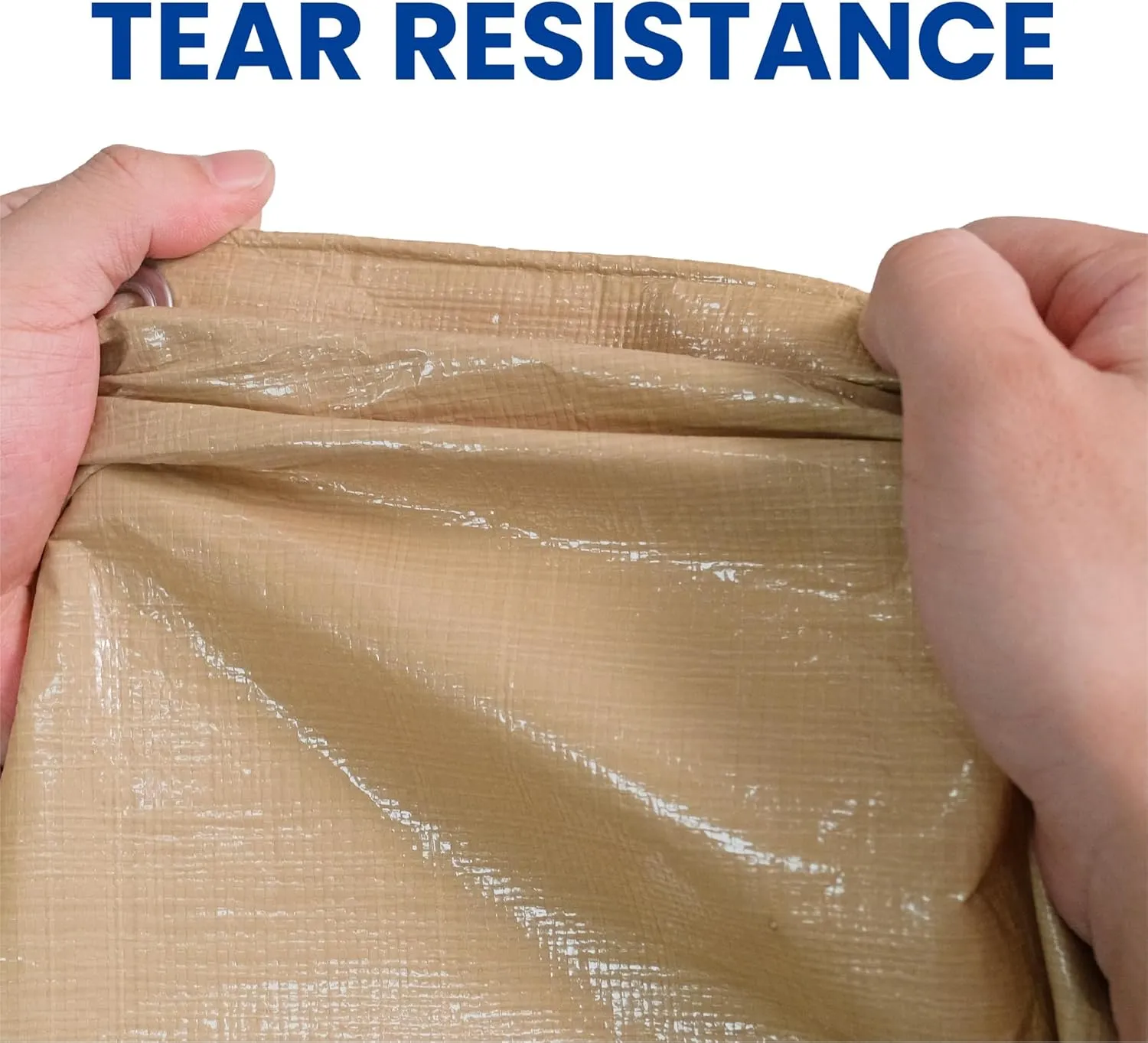 Tarp 12x20 Heavy Duty Waterproof Beige Tarp 12.5mil,Durable,Multipurpose, Weather Resistant,Uv Resistant,Tear Resistant,Can Be Used for Outdoor Furniture,Cars,Ships,Roofs-by MVPNET